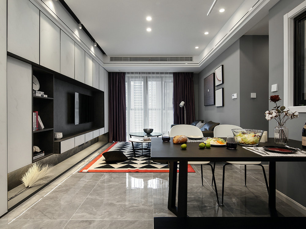 東湖城118平現(xiàn)代風(fēng)格裝修效果圖 東湖城118平現(xiàn)代風(fēng)格裝修效果圖