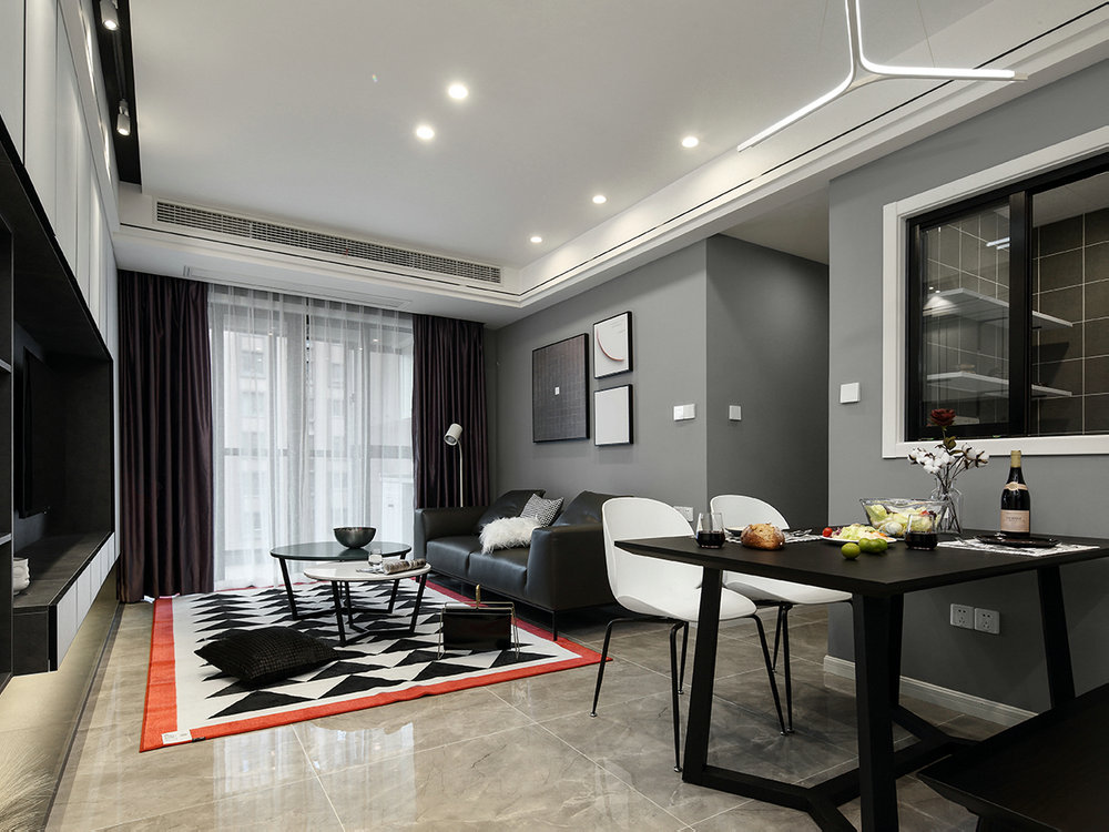 東湖城118平現(xiàn)代風(fēng)格裝修效果圖 東湖城118平現(xiàn)代風(fēng)格裝修效果圖