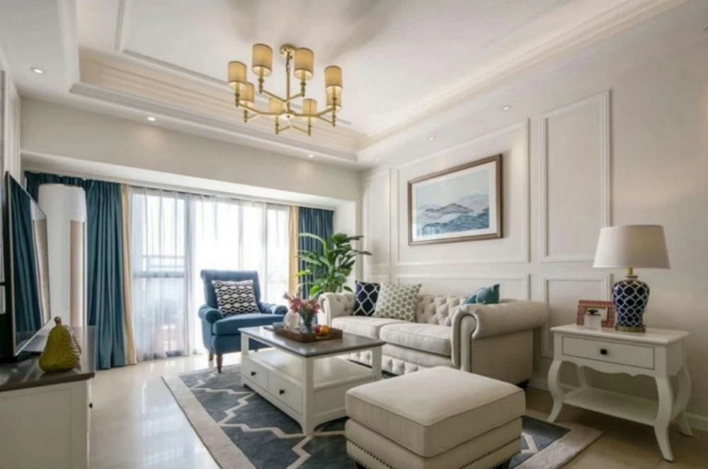 保利上城132平簡約美式風(fēng)格裝修效果圖 保利上城132平簡約美式風(fēng)格裝修效果圖