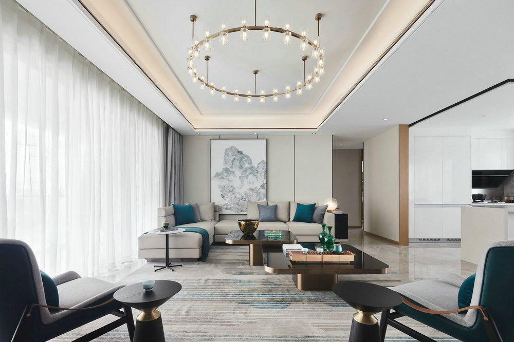 綠地理想城140平輕奢風(fēng)格裝修效果圖 綠地理想城140平輕奢風(fēng)格裝修效果圖