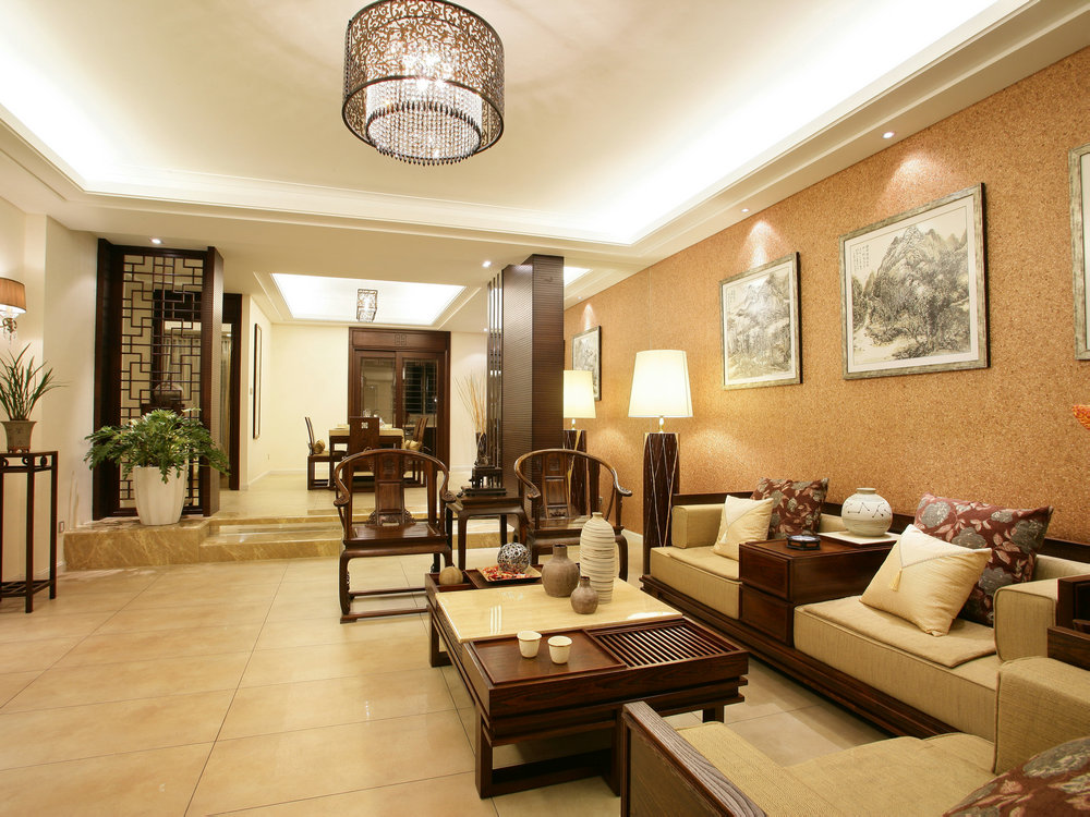 遠(yuǎn)洋莊園別墅新中式風(fēng)格裝修效果圖 遠(yuǎn)洋莊園別墅新中式風(fēng)格裝修效果圖