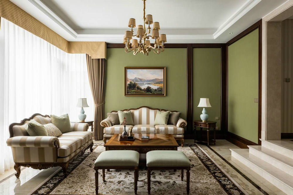 武漢琨御府168平美式風(fēng)格裝修效果圖 武漢琨御府168平美式風(fēng)格裝修效果圖