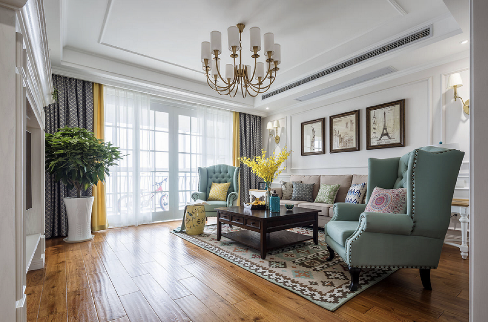 漁牧小區(qū)130平美式風(fēng)格裝修效果圖 漁牧小區(qū)130平美式風(fēng)格裝修效果圖