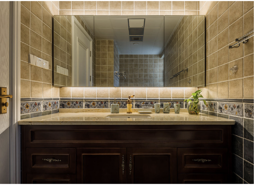 漁牧小區(qū)130平美式風(fēng)格裝修效果圖 漁牧小區(qū)130平美式風(fēng)格裝修效果圖