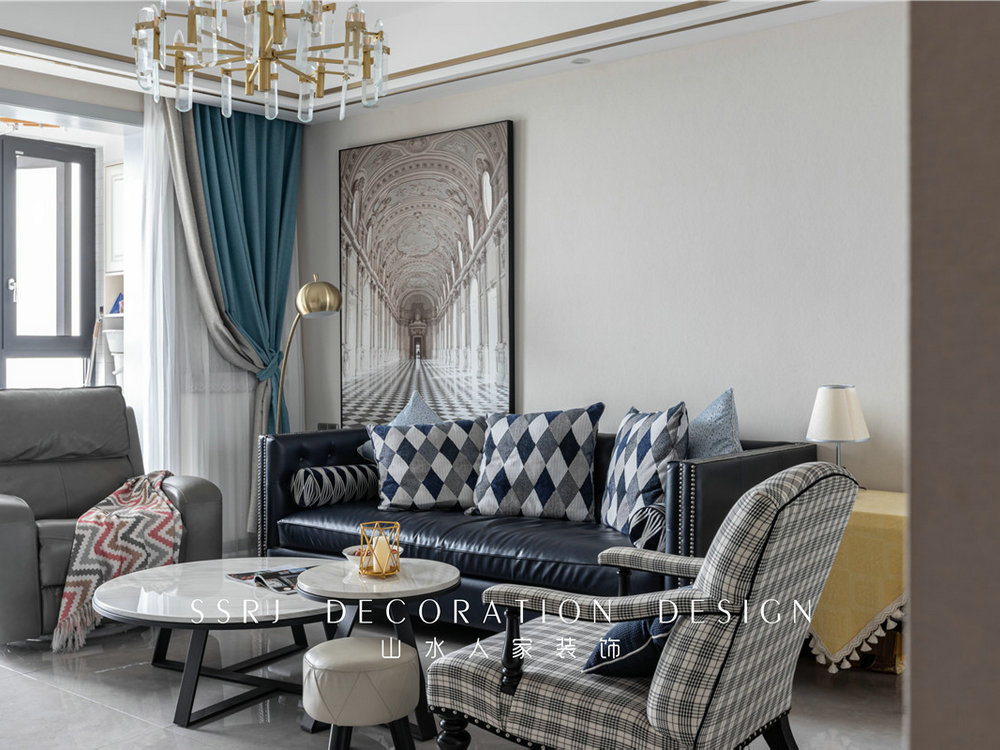 中核錦城132平美式輕奢風格裝修效果圖 中核錦城132平美式輕奢風格裝修效果圖