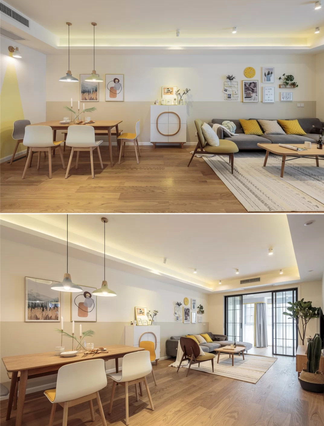 愛家國(guó)際華城北歐風(fēng)格裝修效果圖