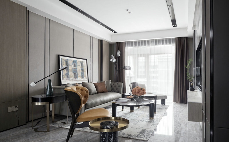 金地自在城現(xiàn)代港式風格裝修效果圖 金地自在城現(xiàn)代港式風格裝修效果圖