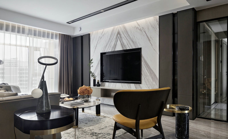 金地自在城現(xiàn)代港式風格裝修效果圖 金地自在城現(xiàn)代港式風格裝修效果圖