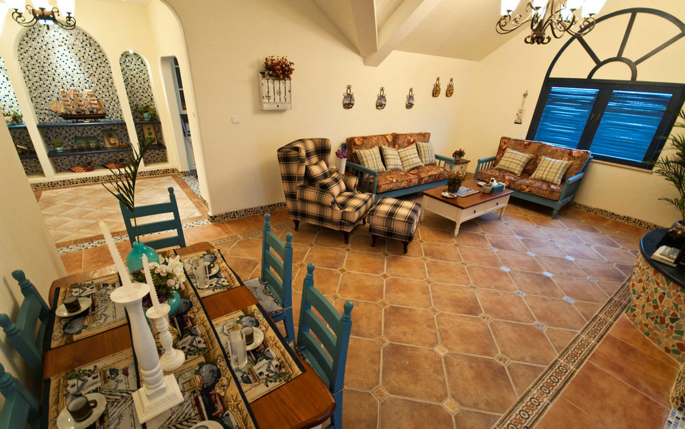 金橋港灣花園地中海風(fēng)格裝修效果圖 金橋港灣花園地中海風(fēng)格裝修效果圖