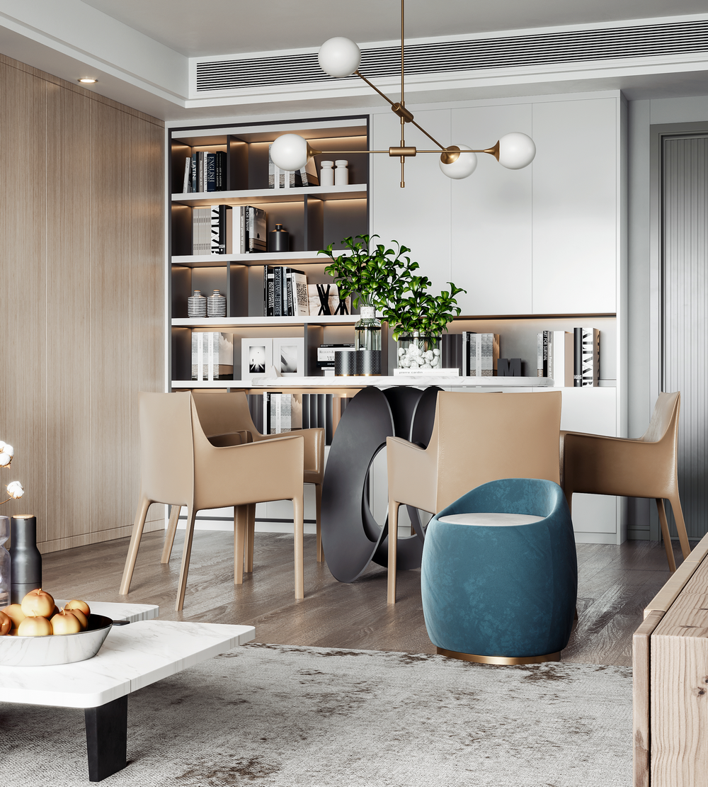 華僑城北歐輕奢風(fēng)格裝修效果圖