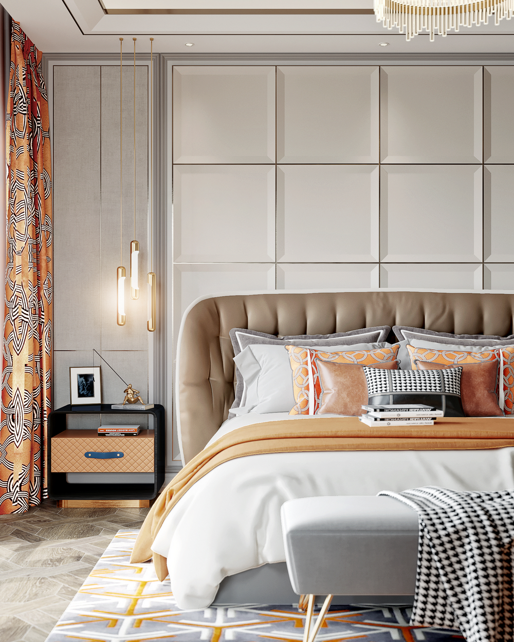 華僑城北歐輕奢風(fēng)格裝修效果圖