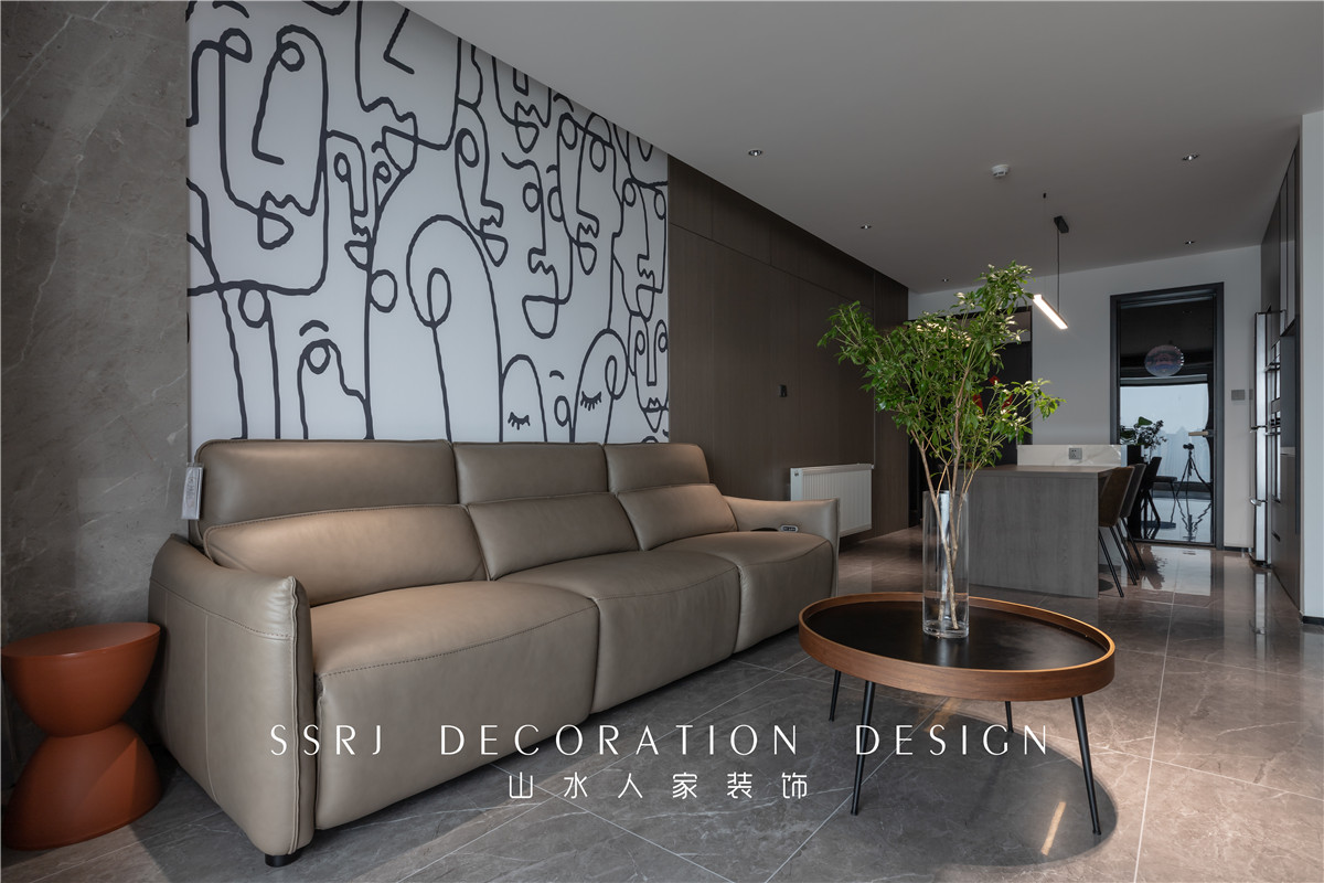 招商樾望現(xiàn)代風(fēng)格裝修效果圖