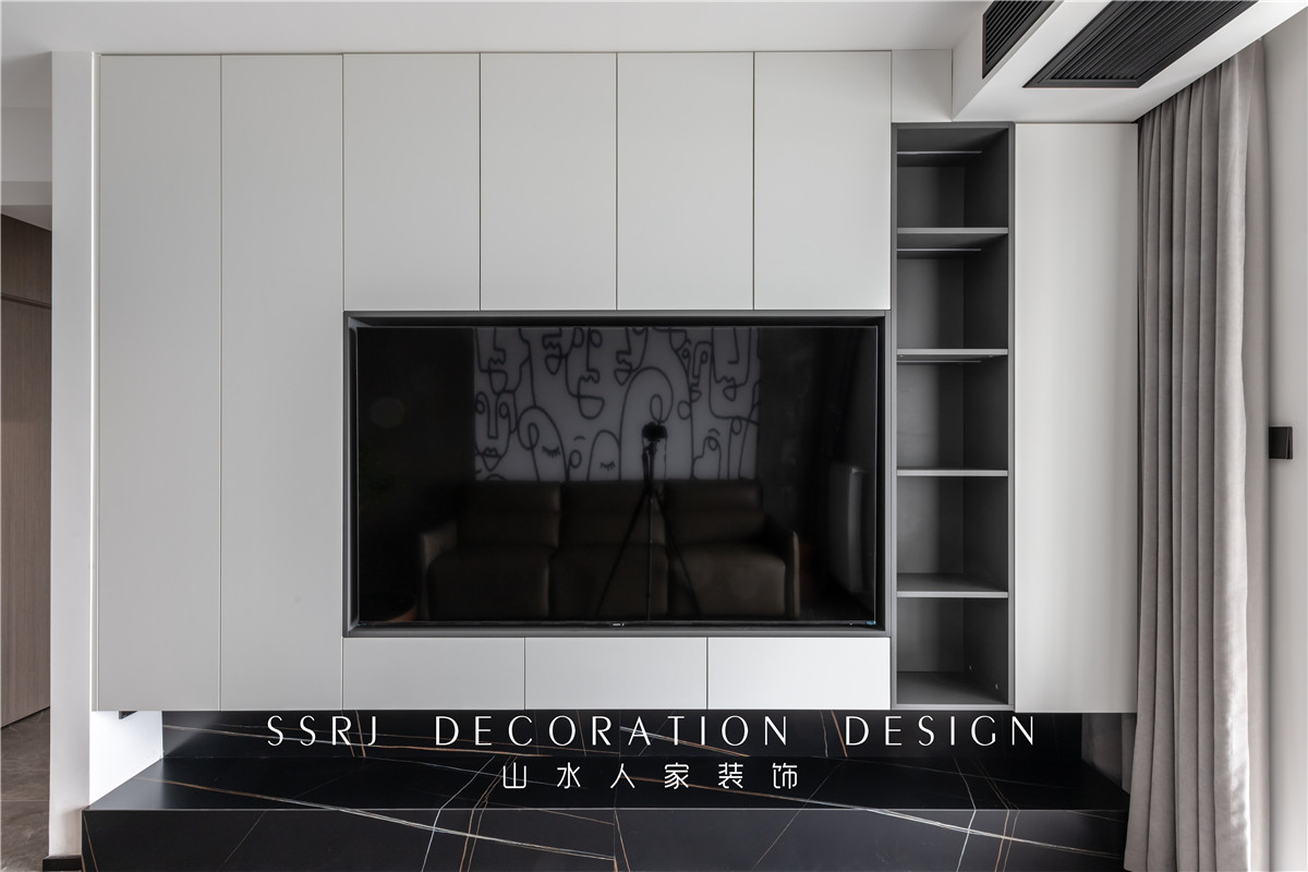 招商樾望現(xiàn)代風(fēng)格裝修效果圖