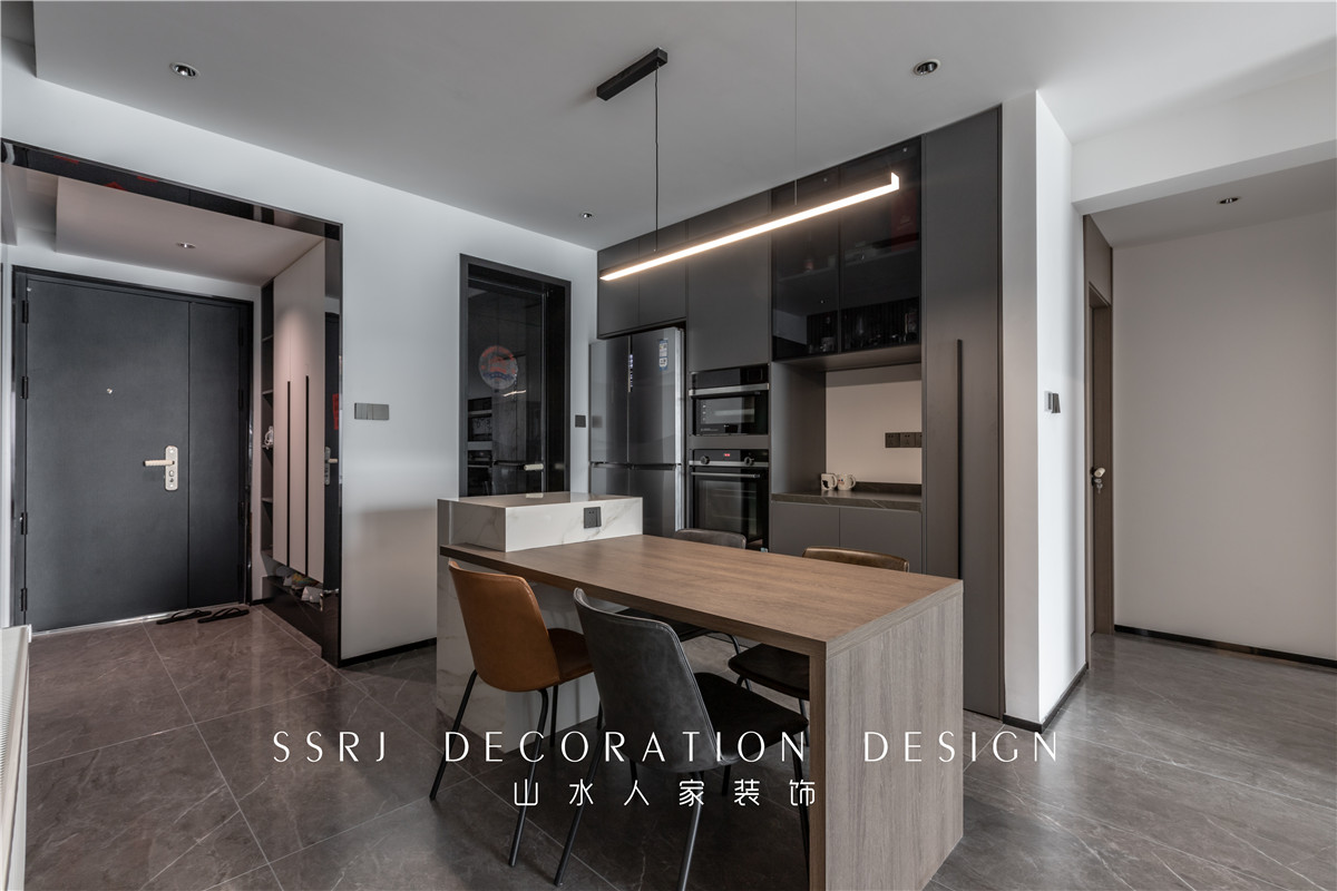 招商樾望現(xiàn)代風(fēng)格裝修效果圖