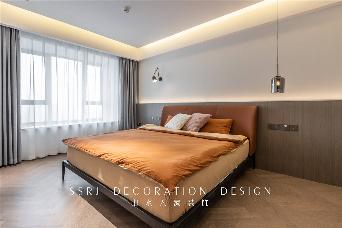 招商樾望現(xiàn)代風(fēng)格裝修效果圖