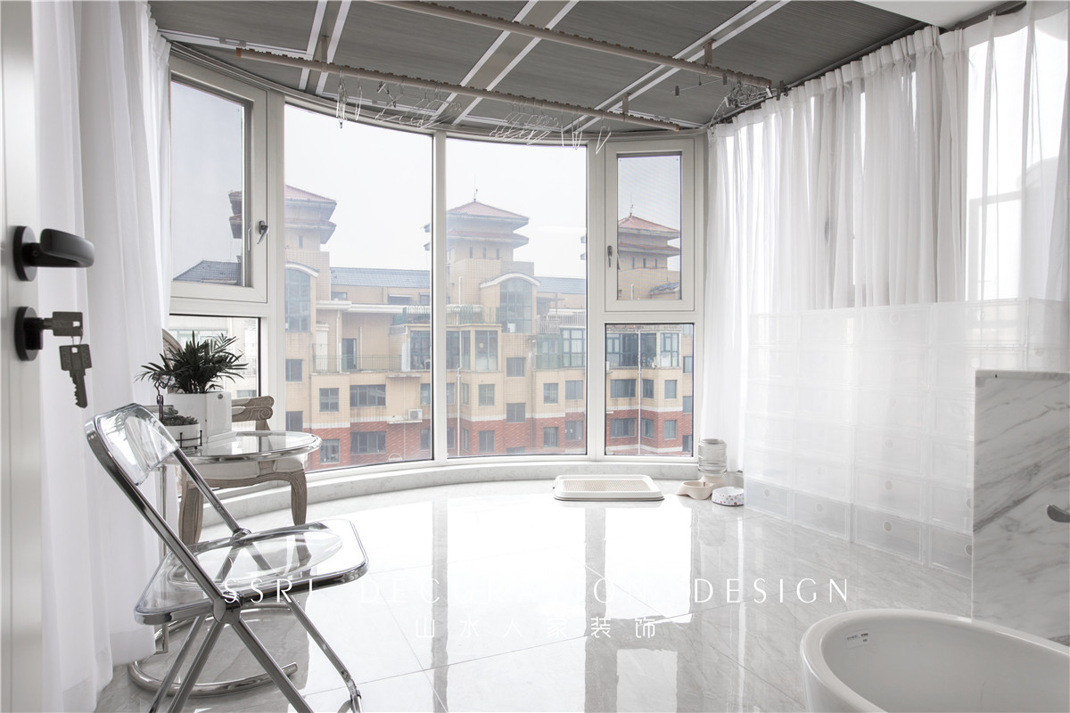 金珠港灣122平復(fù)式樓簡美風(fēng)格裝修效果圖