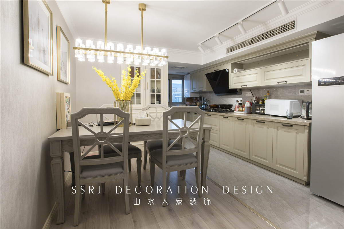 金珠港灣122平復(fù)式樓簡美風(fēng)格裝修效果圖