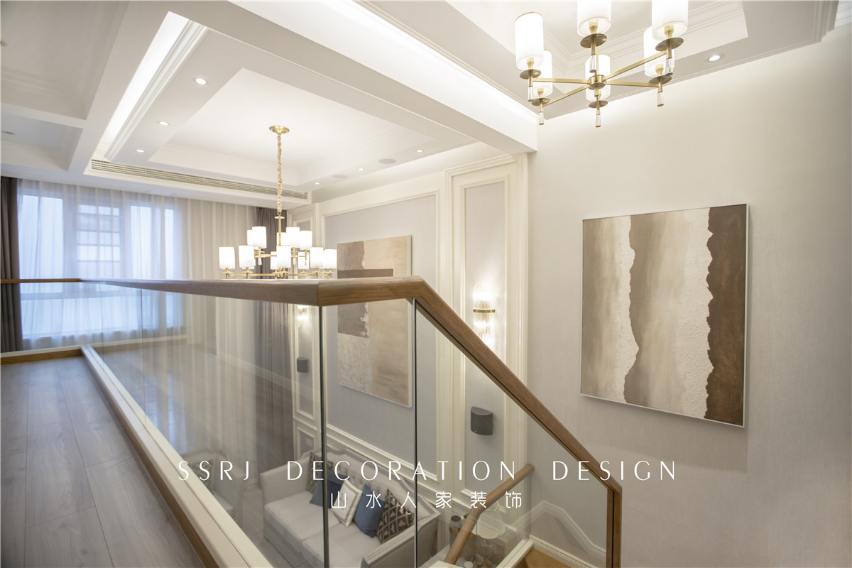 金珠港灣122平復(fù)式樓簡美風(fēng)格裝修效果圖