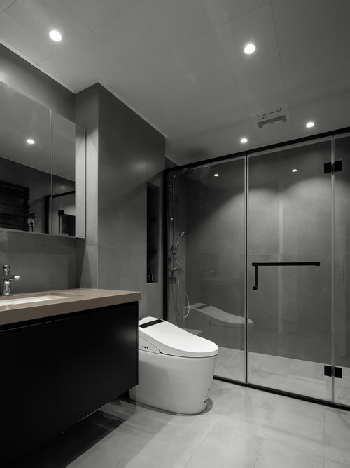 武漢金科城極簡風格裝修效果圖