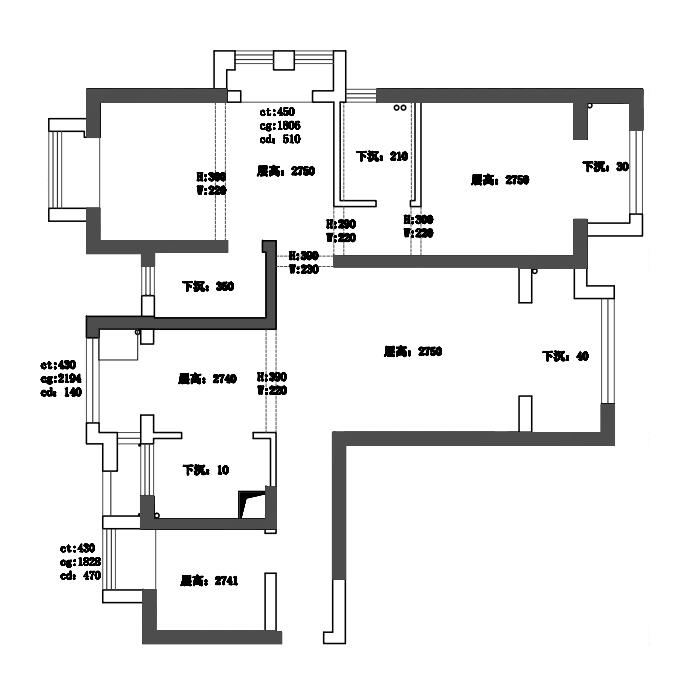 融僑悅府美式輕奢風(fēng)格裝修效果圖 融僑悅府戶型圖